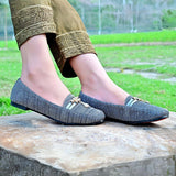 Flat Pumps Grey - Ziza Shoes