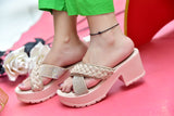 IMPORTED WEDGES MULES