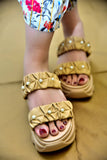 IMPORTED WEDGE HEEL SANDAL