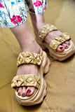 IMPORTED WEDGE HEEL SANDAL